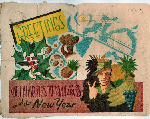 Chindit christmas card 1944