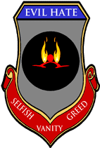 cartoon character evil crest