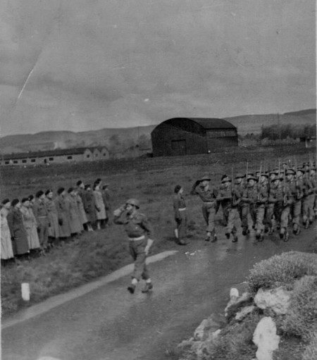 1st polish armoured division officer school parade 1945