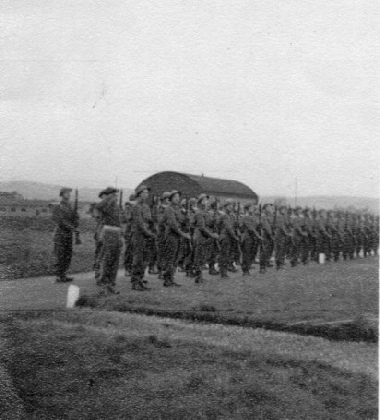 1st polish armoured division officer school parade 1945