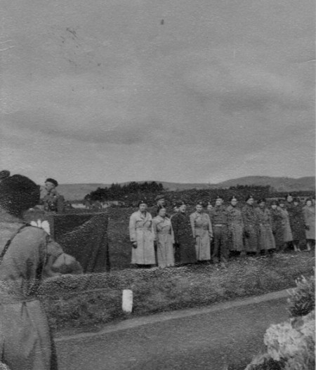 first polish armoured division officer school parade 1945