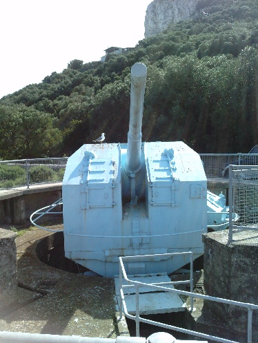 rock of Gibraltar ww2 defence guns