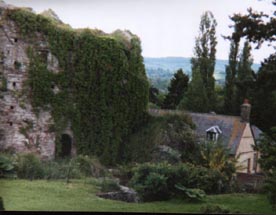 welsh castle at usk